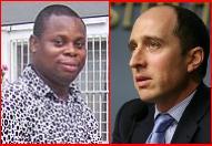 Franklin Cudjoe(L),  Richard Tren (R)